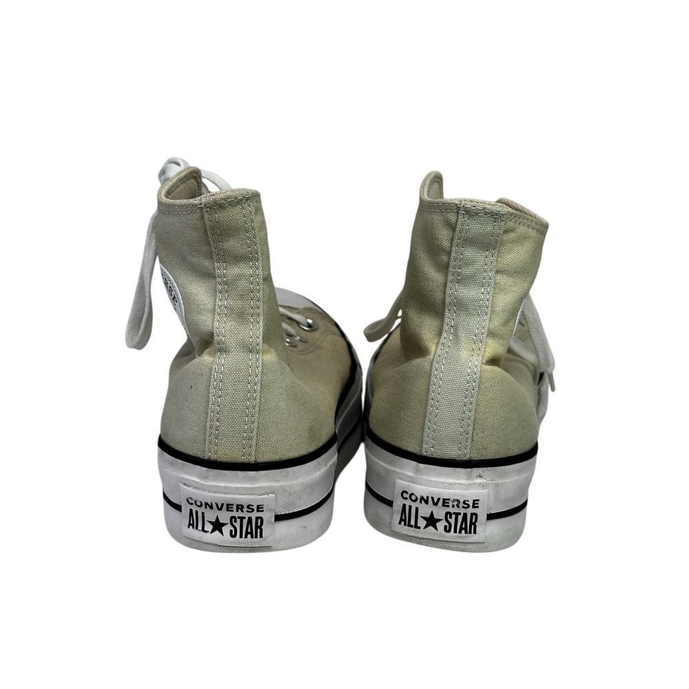 Converse Women's Chuck Taylor All Star Beige High Top‎ Sneaker Sz 9 Basketball - Picture 5 of 14